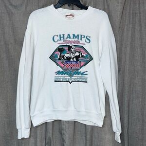 VINTAGE 1989 SUPER BOWL XXIII CREWNECK